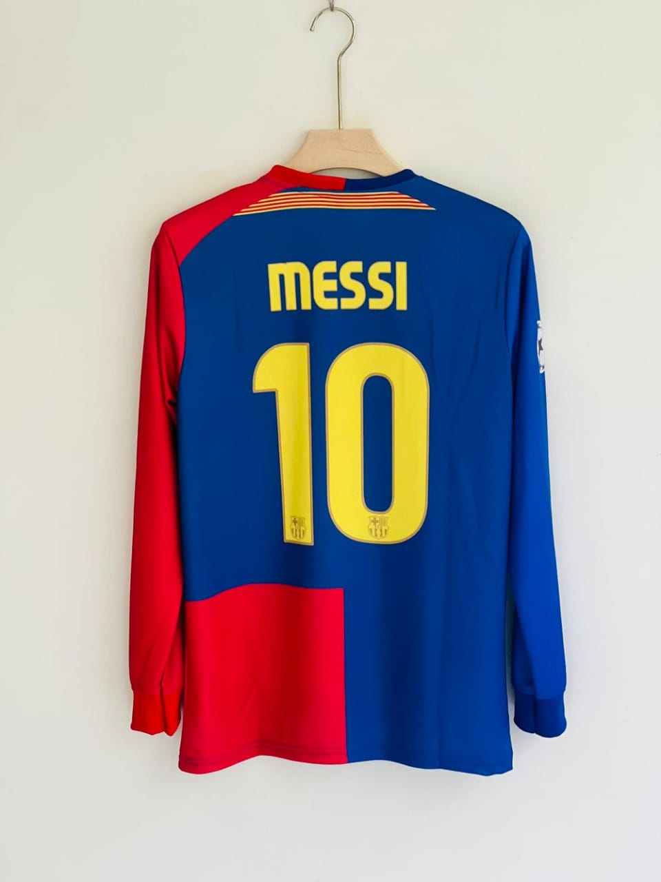 FC Barcelona Messi 2008-09 Retro Jersey - Long Sleeve