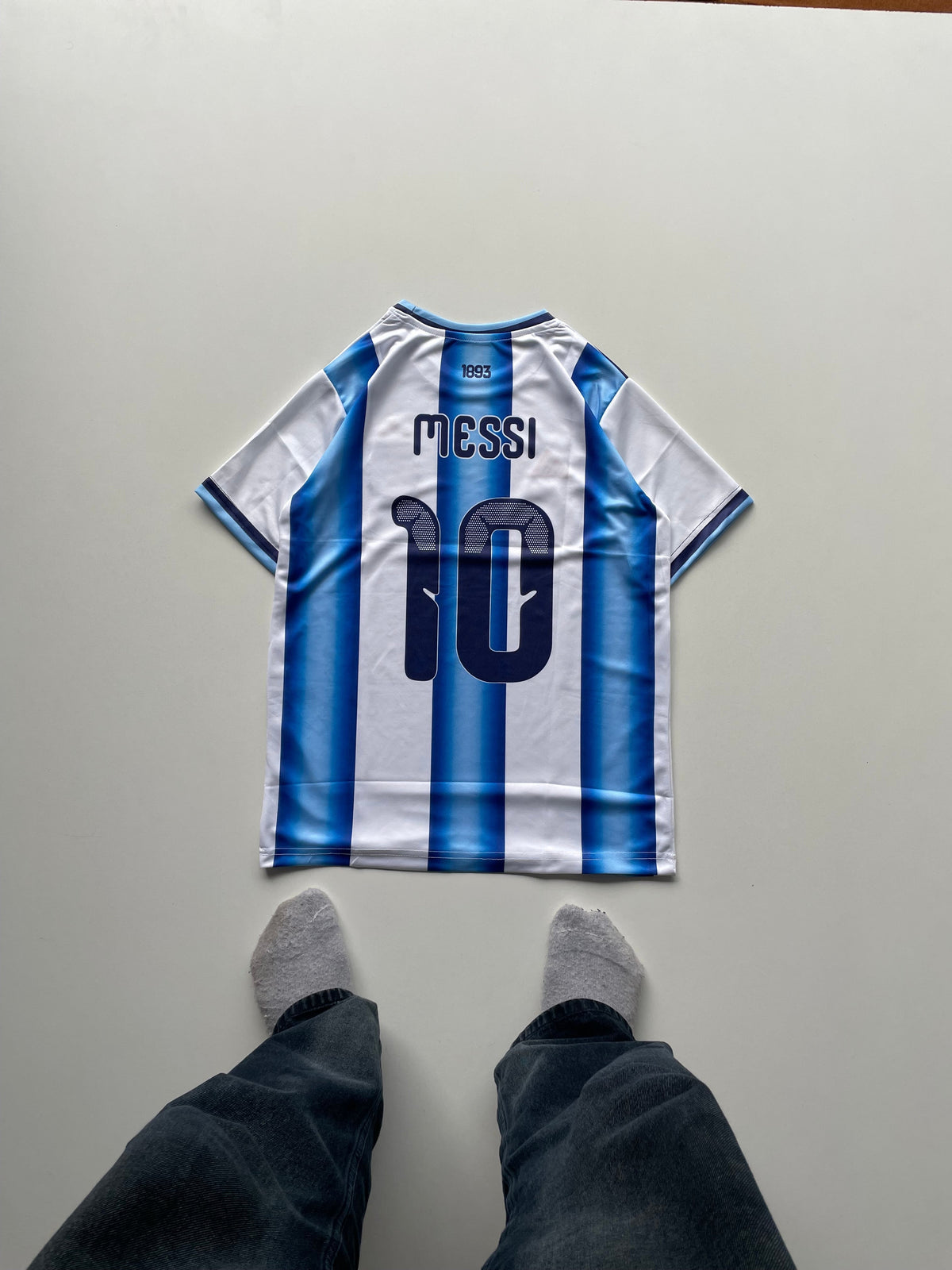 Argentina Messi home WC 2026 half sleeve