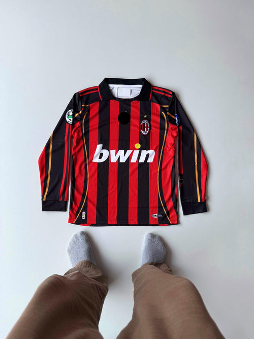 Ac Milan 2006-07 home Maldini full sleeves retro