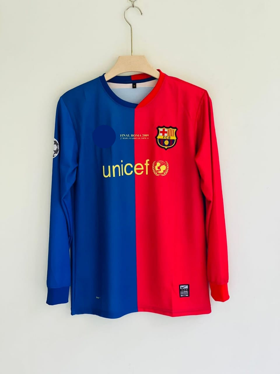 FC Barcelona Messi 2008-09 Retro Jersey - Long Sleeve