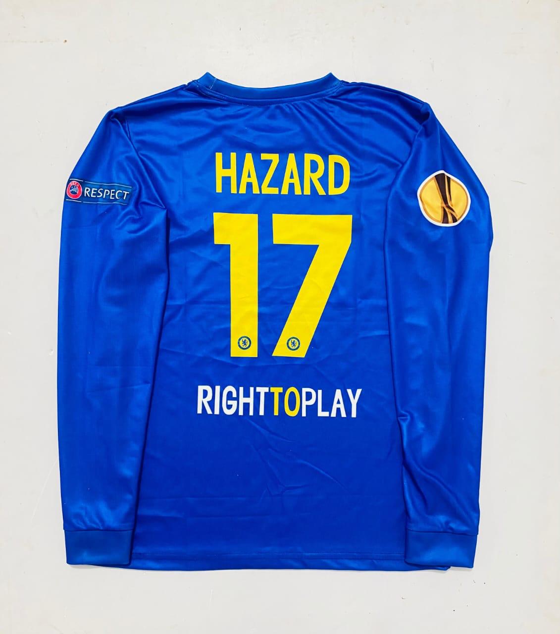 Chelsea FC Hazard full sleeves retro kit