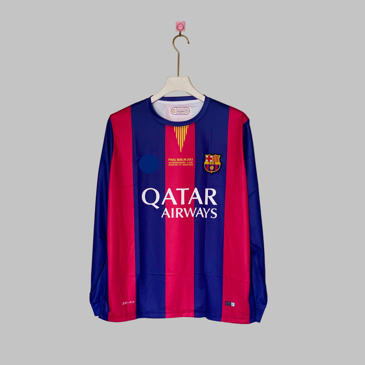 FC Barcelona Messi 2015-16 Retro Jersey - Long Sleeve