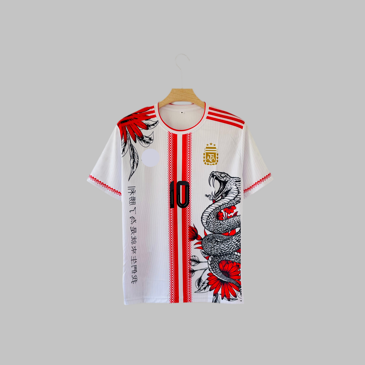 Argentina Messi red special edition half sleeves