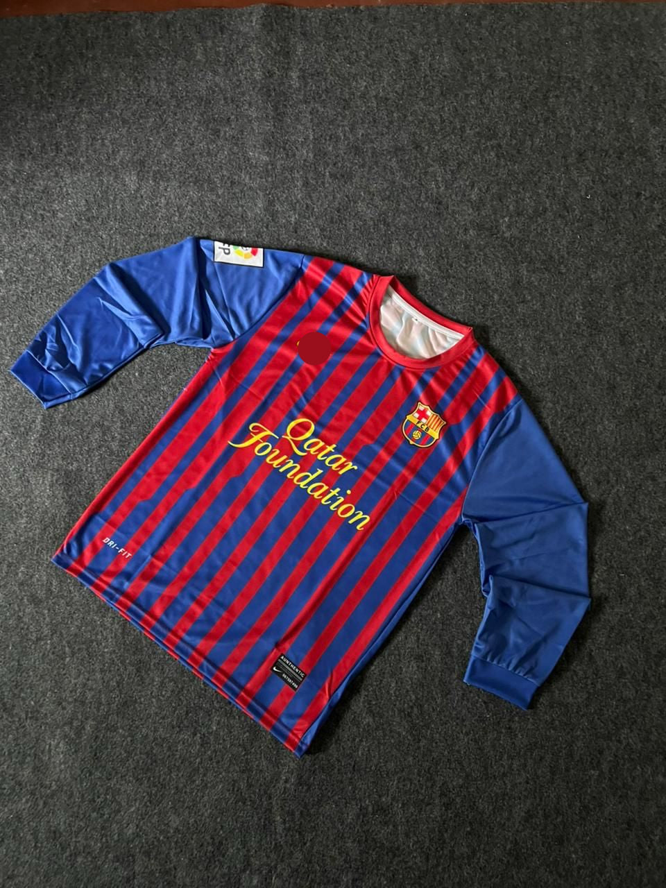 FC Barcelona Messi Retro Sublimation Jersey - Long Sleeve